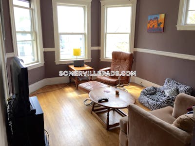 Somerville 3 Beds 1 Bath West Somerville/ Teele Square - $3,100 No Fee