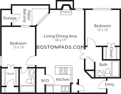 Quincy 2 Bed 2 Bath QUINCY  South Quincy - $2,710