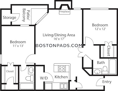 Quincy 2 Beds 2 Baths  South Quincy - $2,750