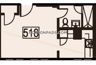 Cambridge Studio 1 baths in CAMBRIDGE  Harvard Square - $2,525 No Fee